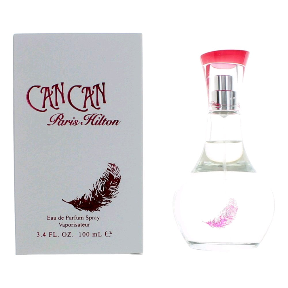 Bottle of Can Can by Paris Hilton, 3.4 oz Eau De Parfum Spray for Women